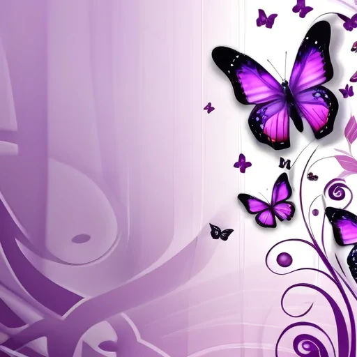 purple butterfly wallpaper