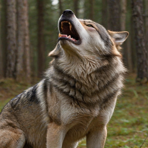 wolf howl png