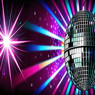 disco ball background