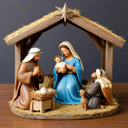 free christmas nativity scene