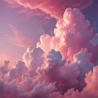 pink cloud background