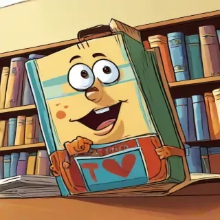 book cartoon image
