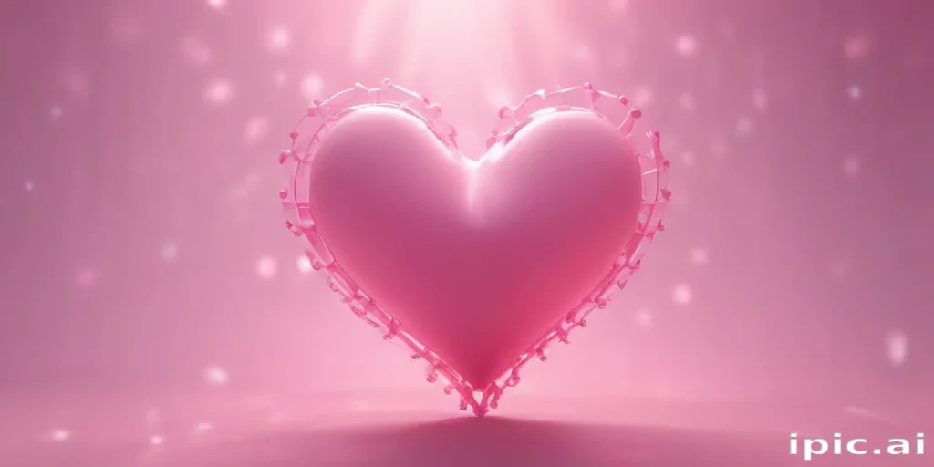 background pink heart