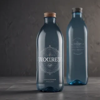 water bottle mockup