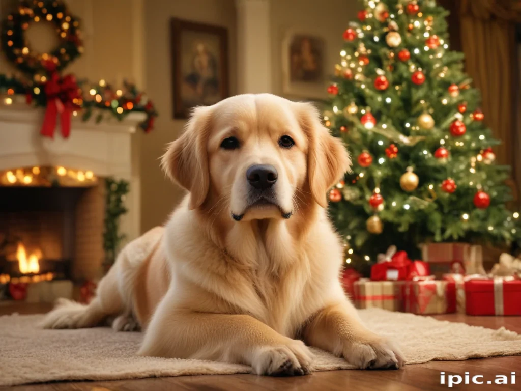 christmas dog backgrounds