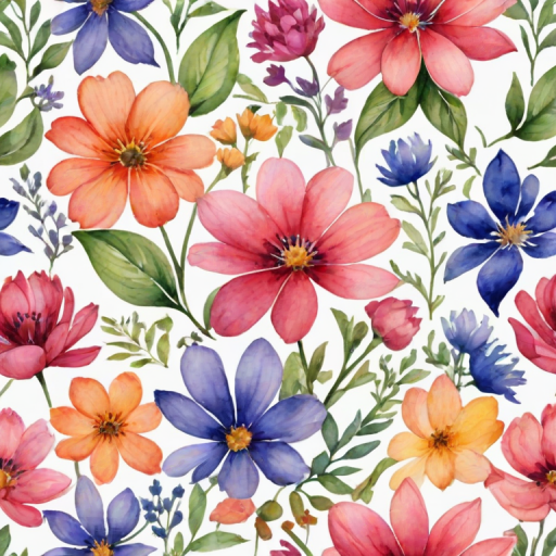 watercolor flowers png