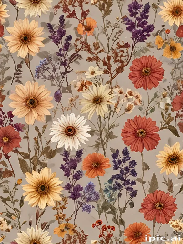 dried flowers png