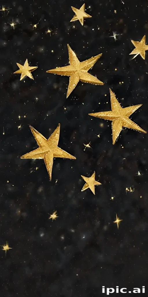glittering stars png