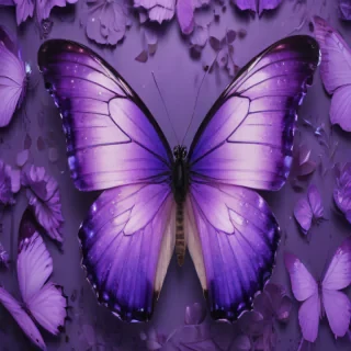 purple butterfly background