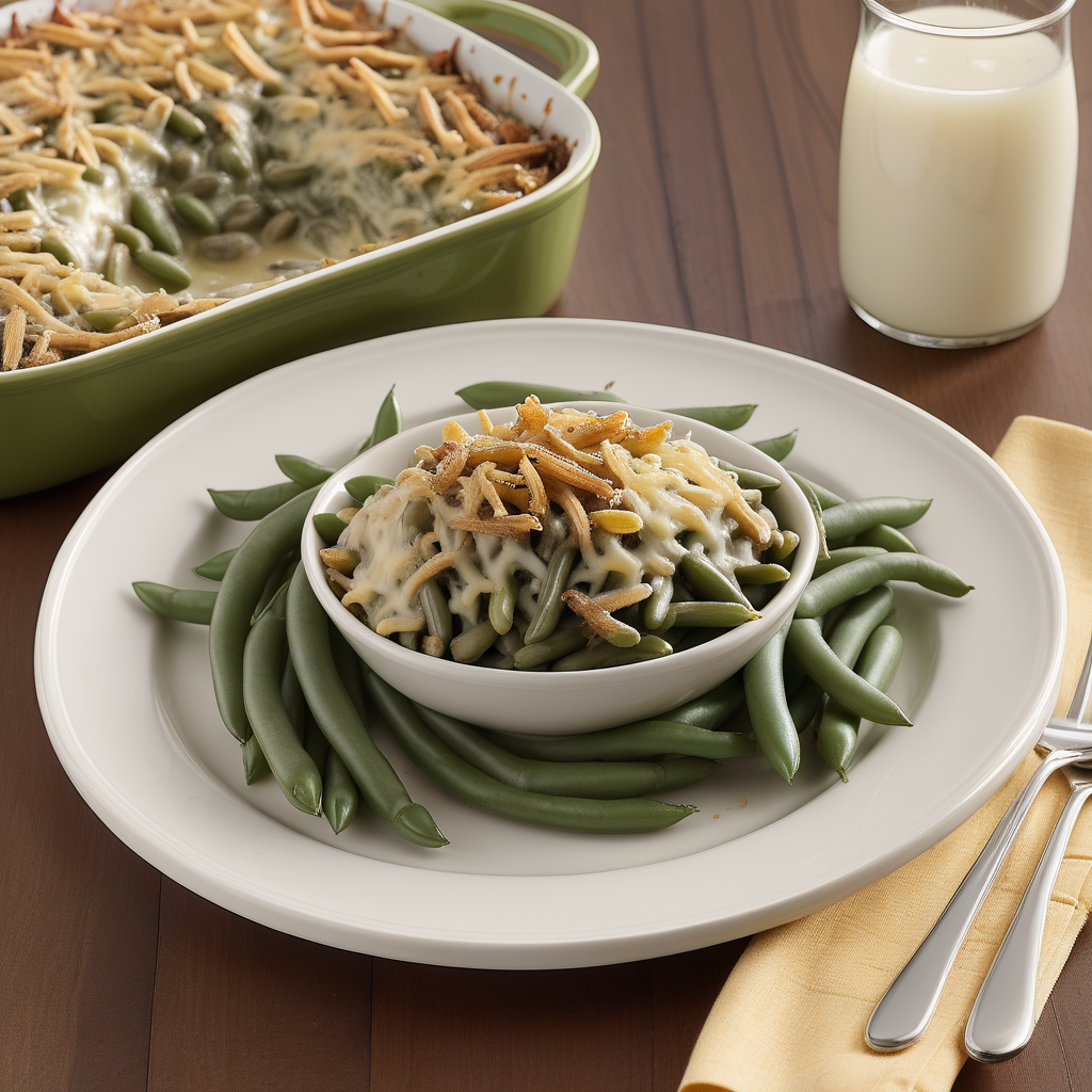 green bean casserole for two