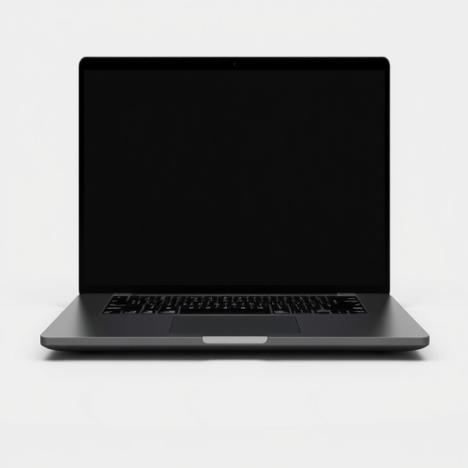 Create a high-resolution vector image of a sleek, modern laptop with a matte finish, positioned at a 45-degree angle to showcase the keyboard and screen, using a Canon EOS 5D Mark IV camera, f/2.8 aperture, 50mm lens, ISO 100, and a soft diffused lighting setup to enhance details and contrast.