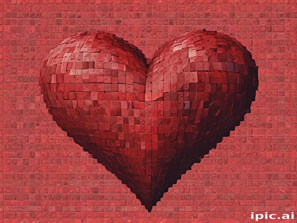pixelated heart png