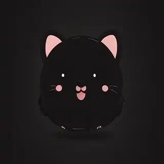cute black iphone wallpaper