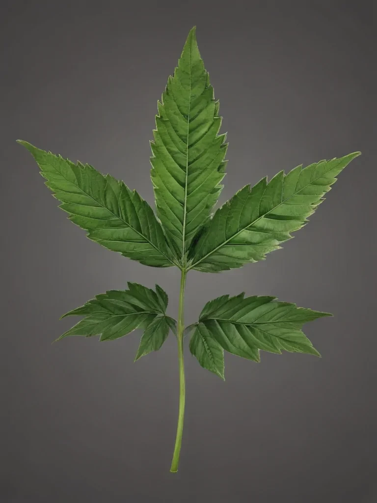 weed leaf png