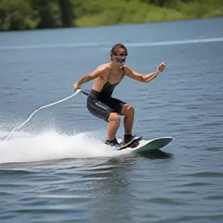 water skiing