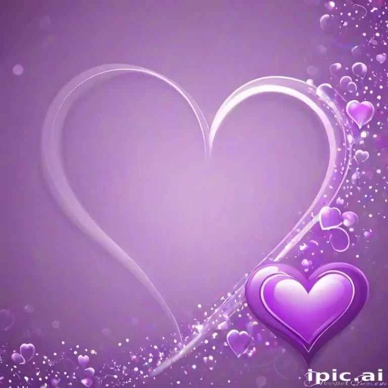 light purple heart wallpaper