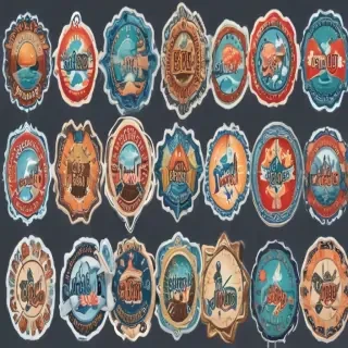 stickers clipart