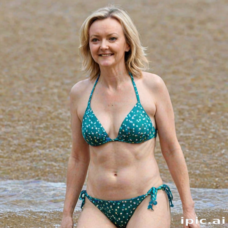 liz truss in bikini