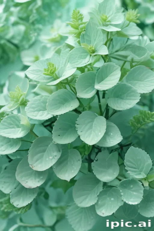 mint green background