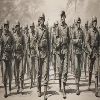 army drawing