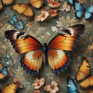 aesthetic wallpaper butterfly