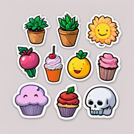 stickers png aesthetic