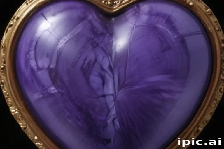 aesthetic purple heart