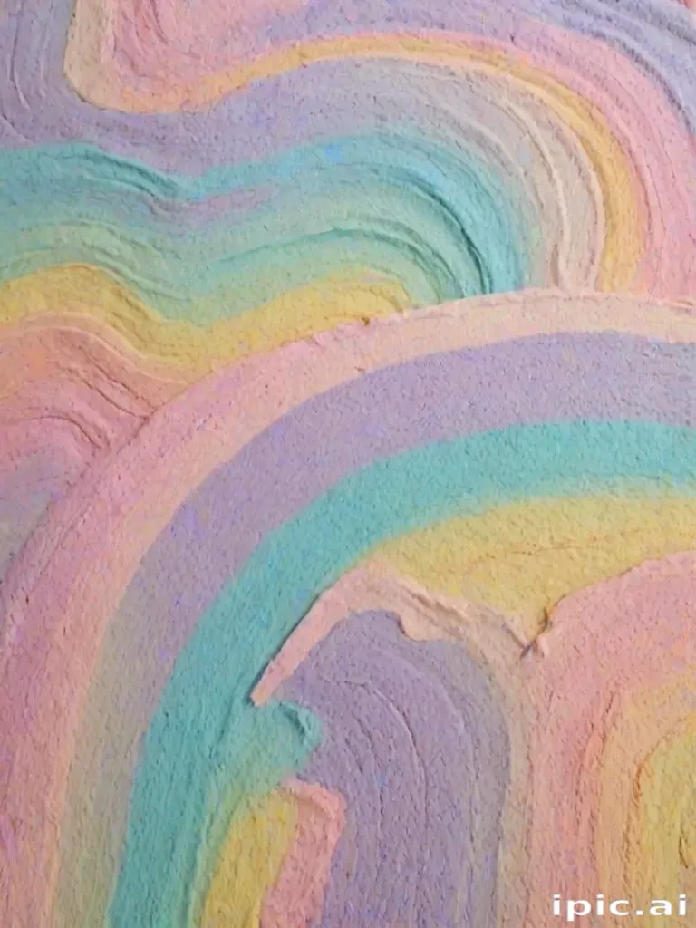 rainbow pastel