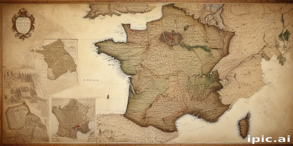 map of france