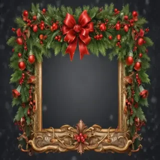 merry christmas clip art transparent background