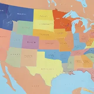 united states of america map