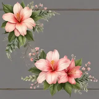 png border flower