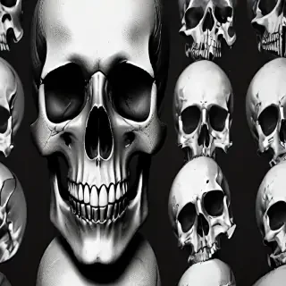 skull background