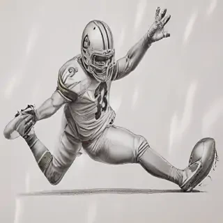football drawing