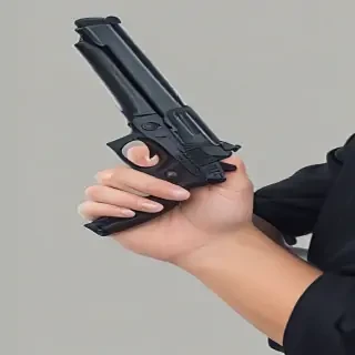 holding gun png
