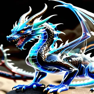 transparent dragon