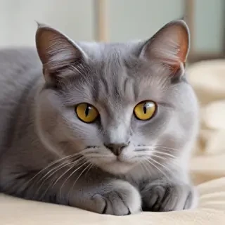 grey cat