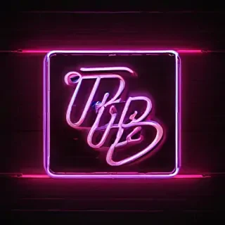 neon sign mockup