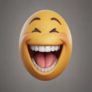 laugh emoji transparent