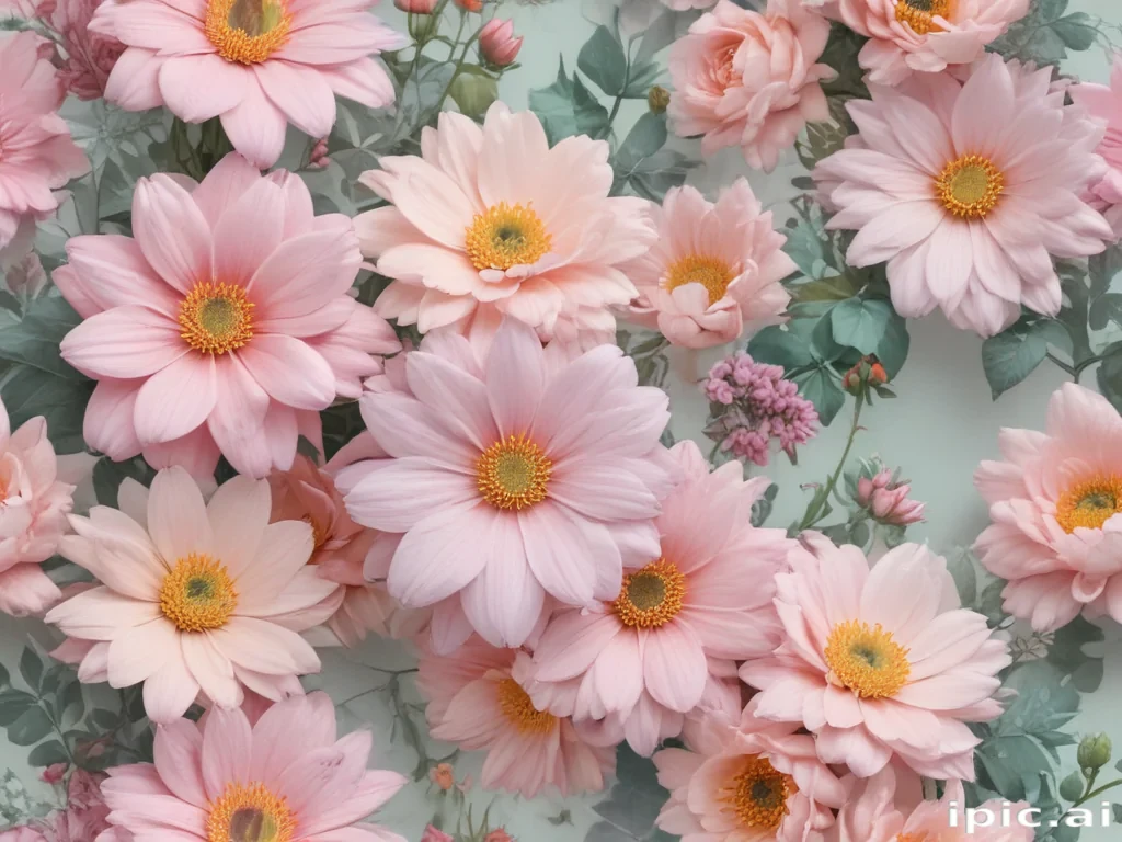 pastel aesthetic flower wallpaper