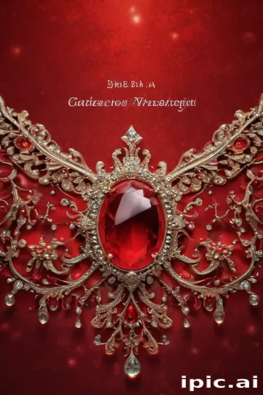sparkly red background