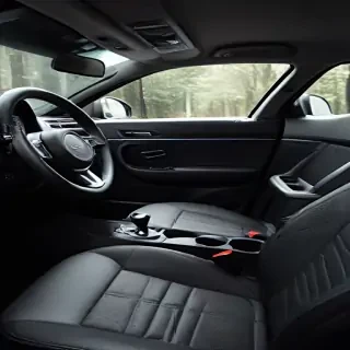 inside car background