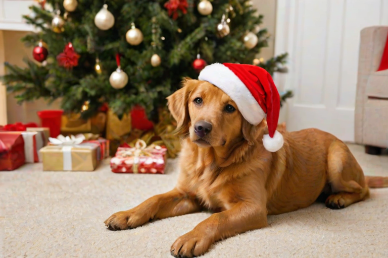 pictures of dogs christmas
