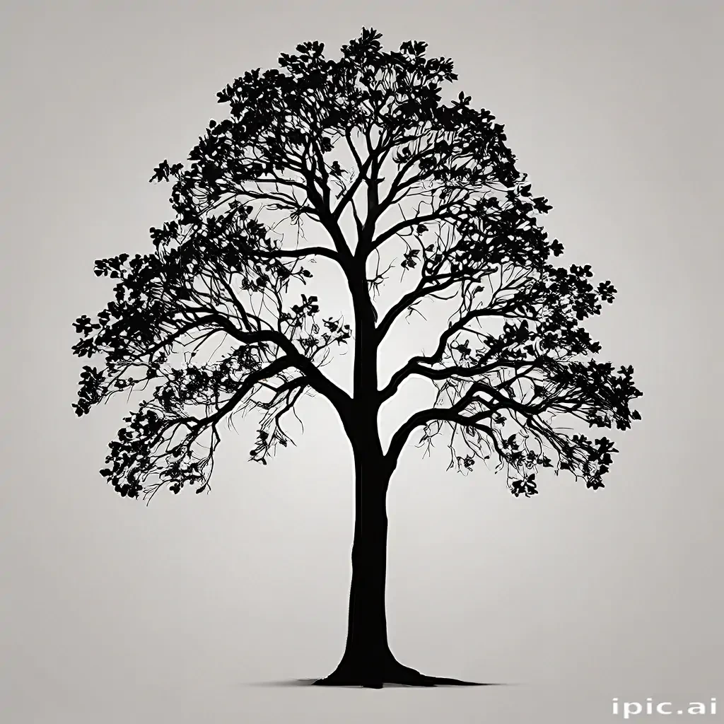 silhouette tree png