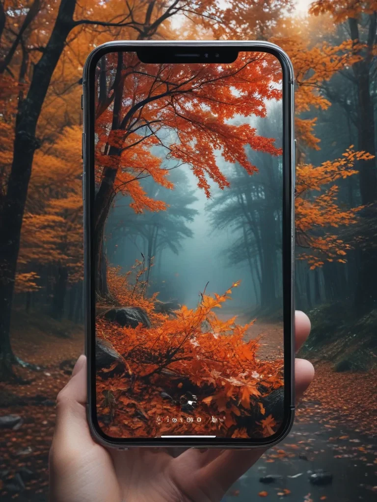 iphone fall wallpaper