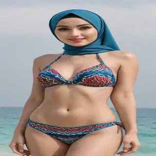 hijab bikini ai
