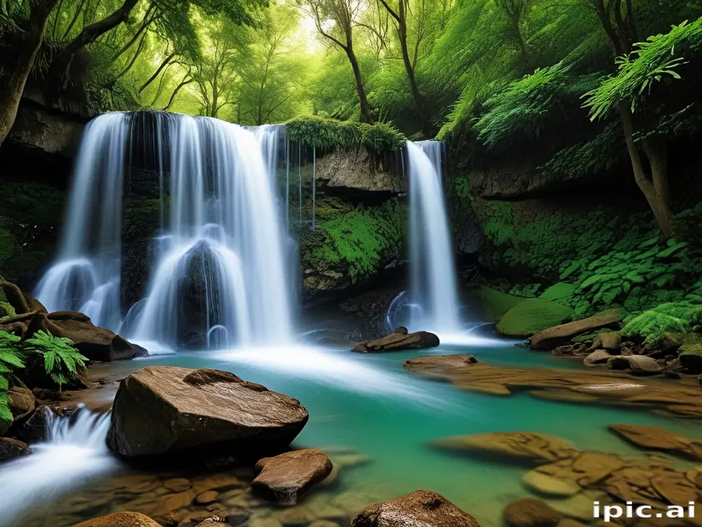 desktop waterfall backgrounds
