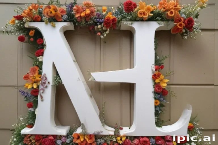 floral letters