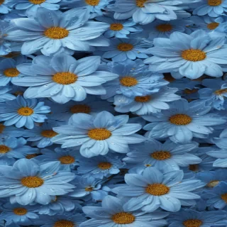 flower background blue