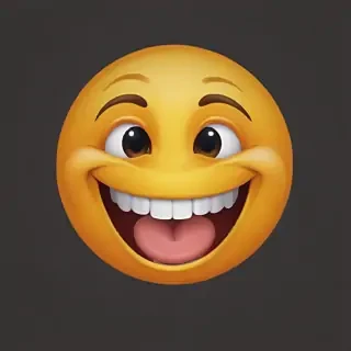 laugh emoji transparent background